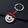 Brake Disc Metal Keychain