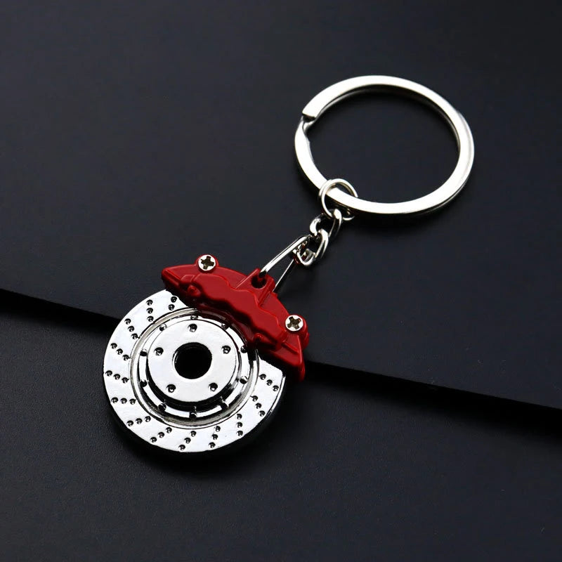 Brake Disc Metal Keychain
