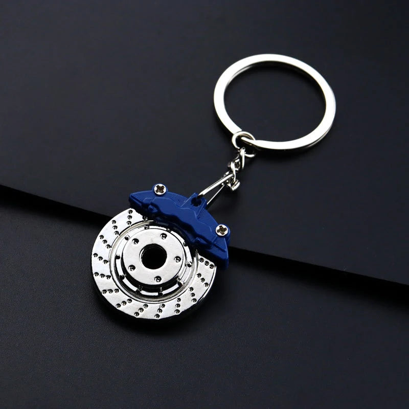 Brake Disc Metal Keychain