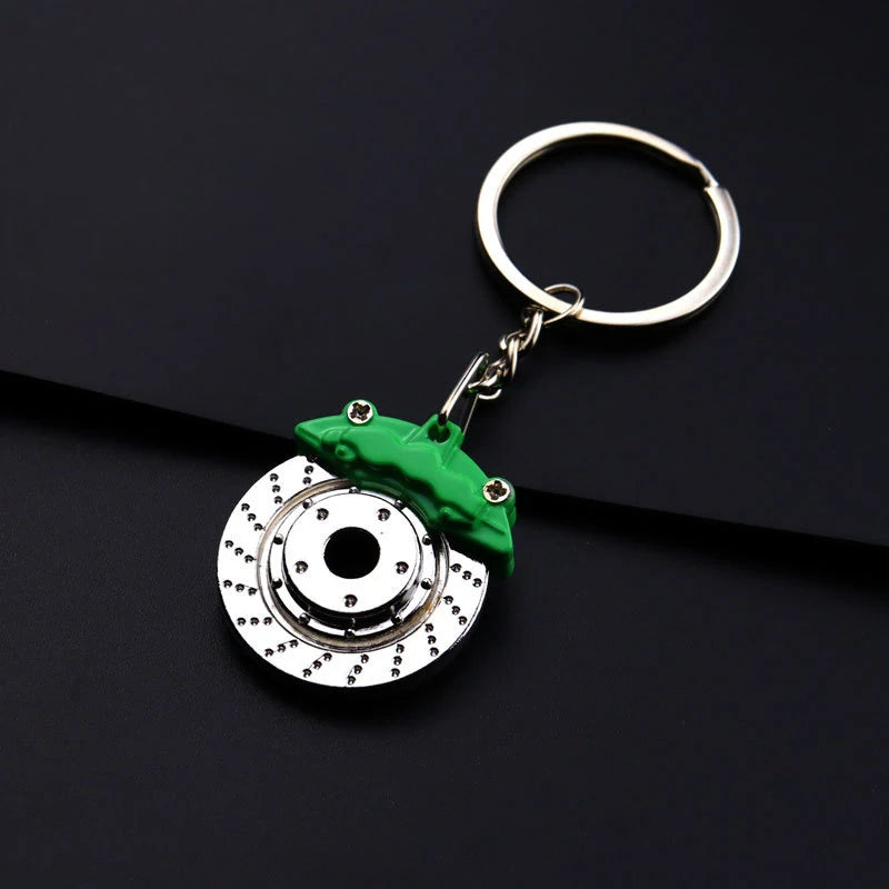Brake Disc Metal Keychain