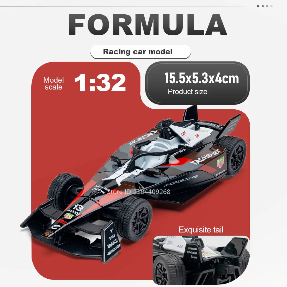 1:32 Racing Car Model - Diecast Alloy