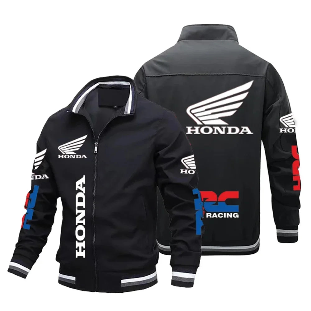 Racing-Inspired Bomber Jacket