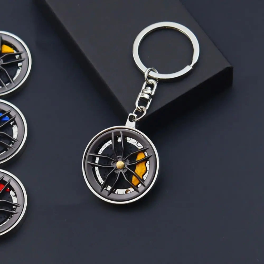 Wheel Hub Spinner Keychain