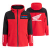 Printed Casual Track Hooded Jacket