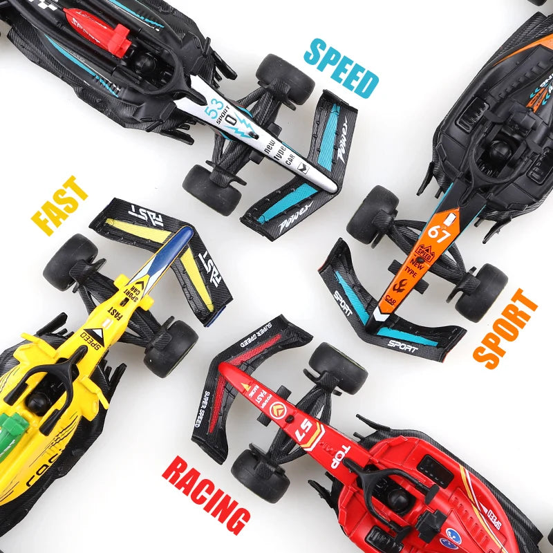 1:43 Pullback Alloy Race Car Toy