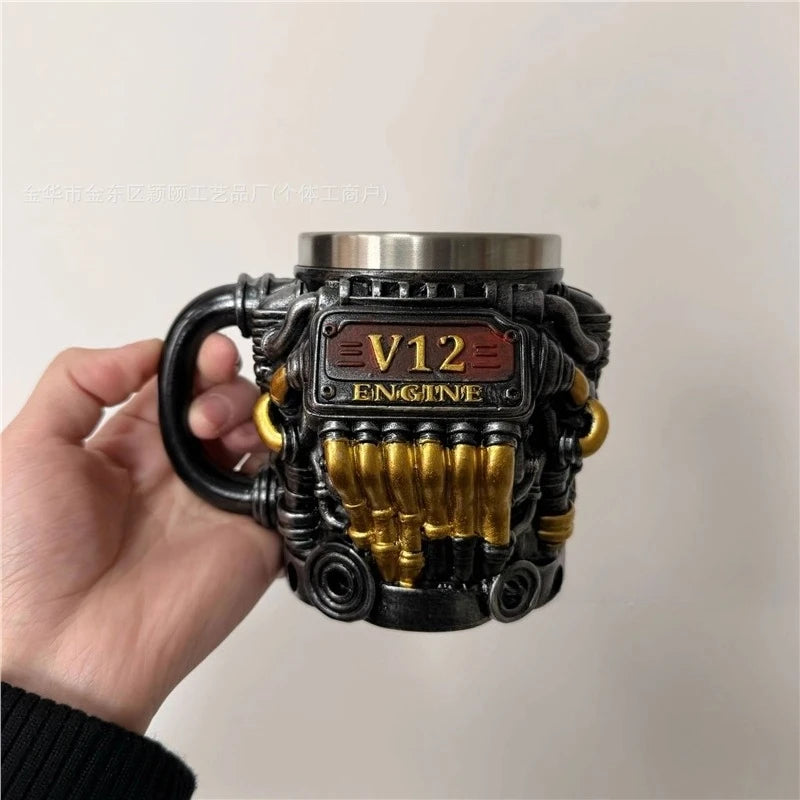 Industrial Style Stainless Mug