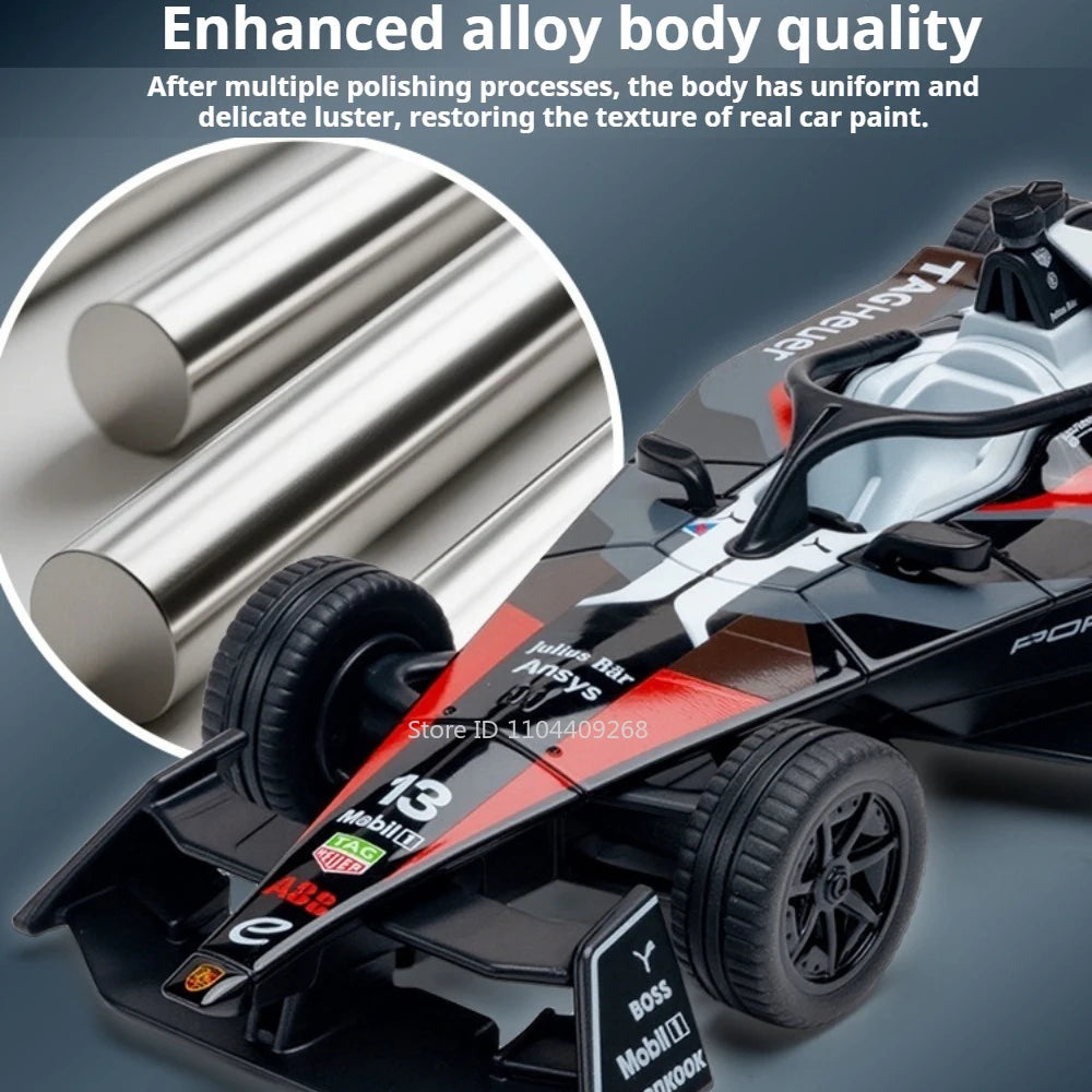1:32 Alloy Race Car Display Model with Cover Edition
