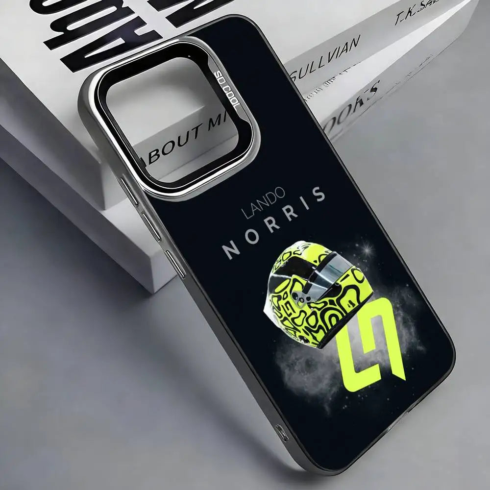 Driver-Inspired Protective Phone Case - Metallic Finish