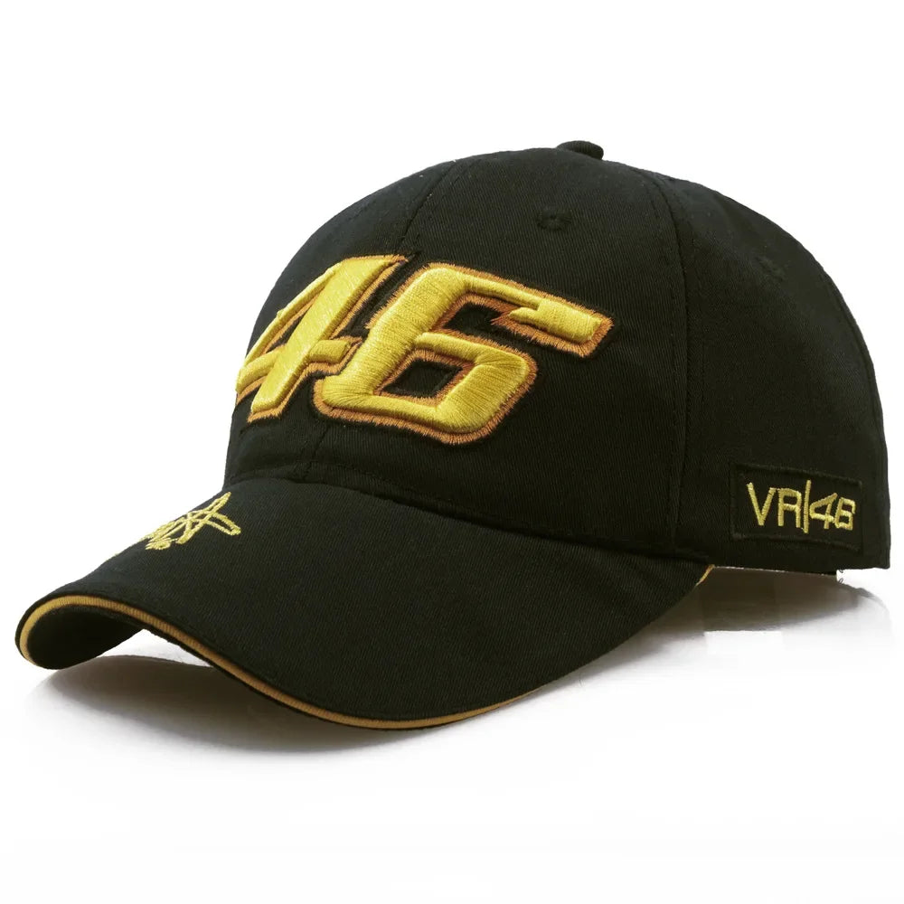 Sporty Embroidered Snapback Hat