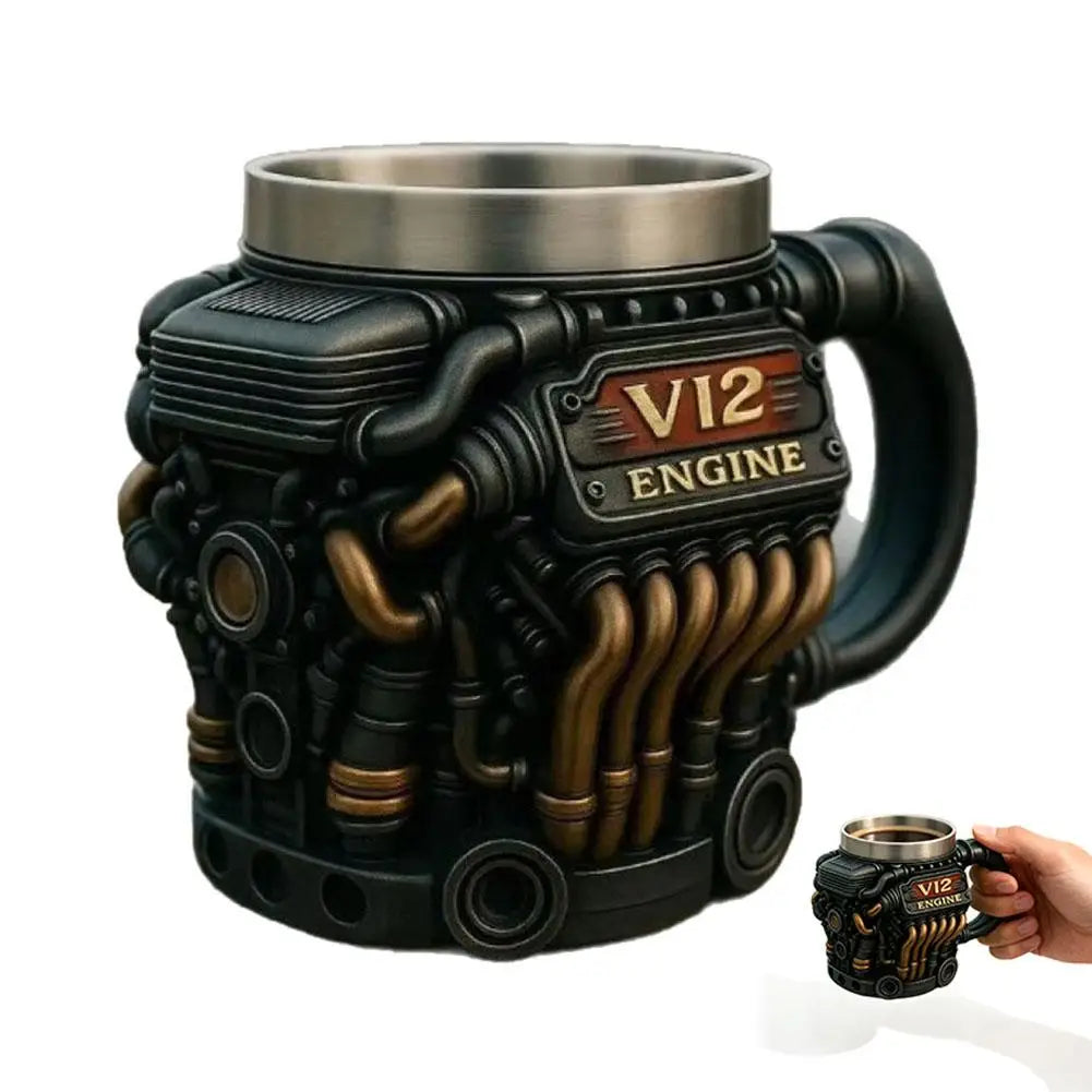 Industrial Style Stainless Mug
