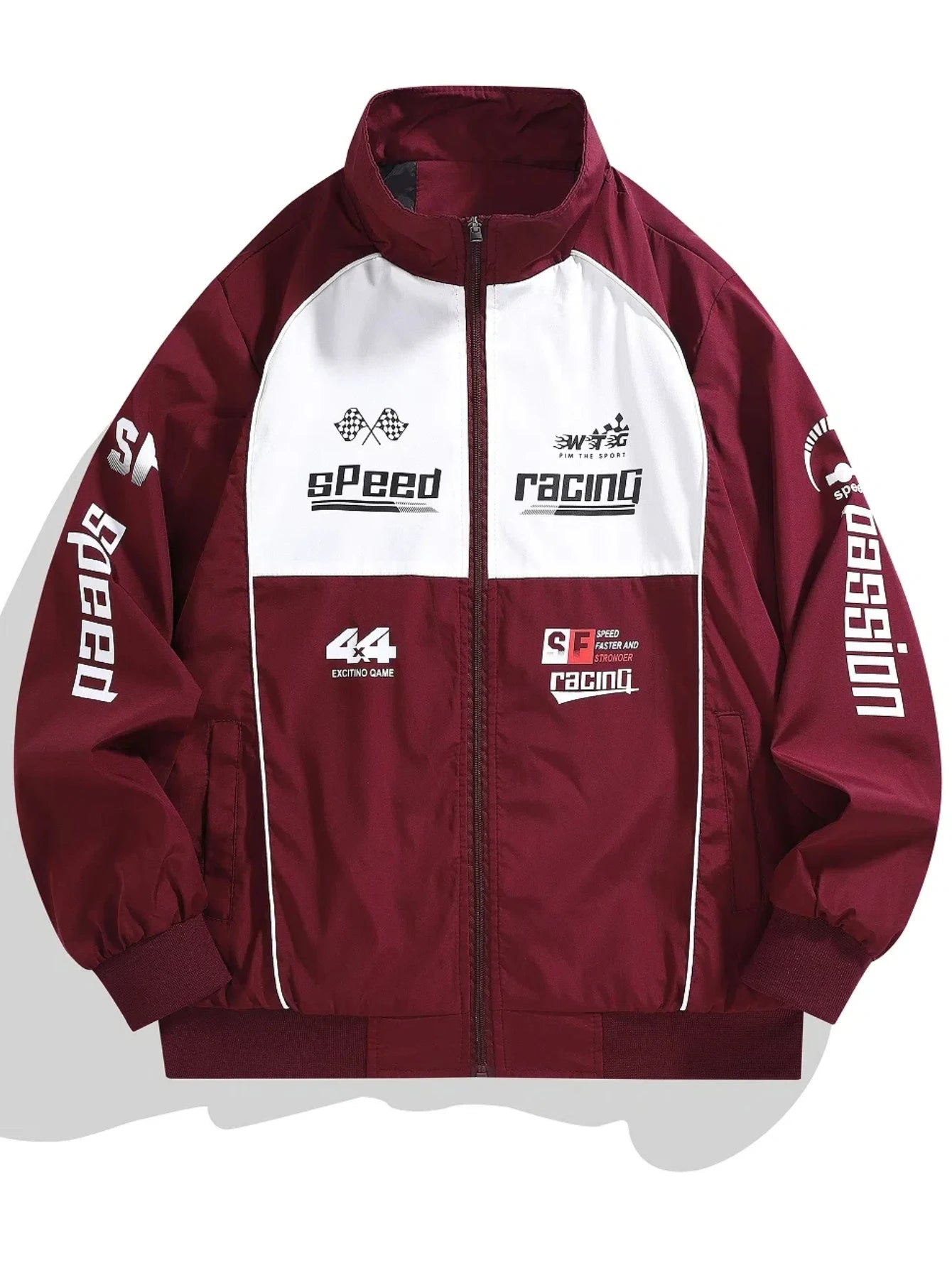 Slim Fit Riding Hooded Jacket