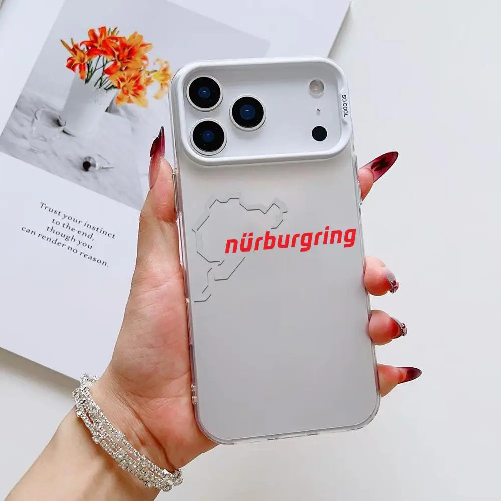 Motorsport-Inspired Protective Phone Case - Matte Finish