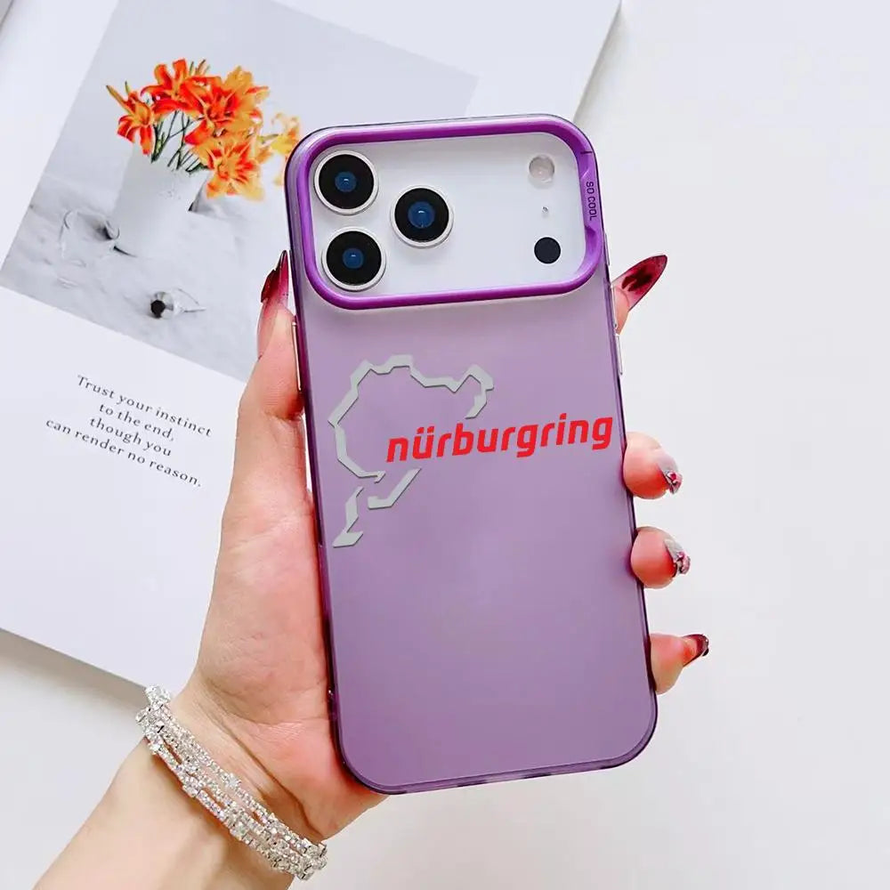 Motorsport-Inspired Protective Phone Case - Matte Finish
