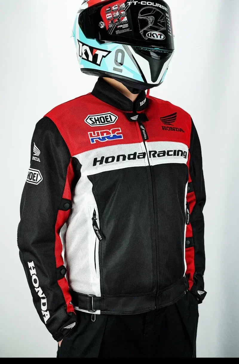 Retro Racing Style Outerwear