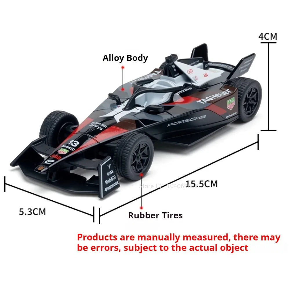 1:32 Alloy Race Car Display Model with Cover