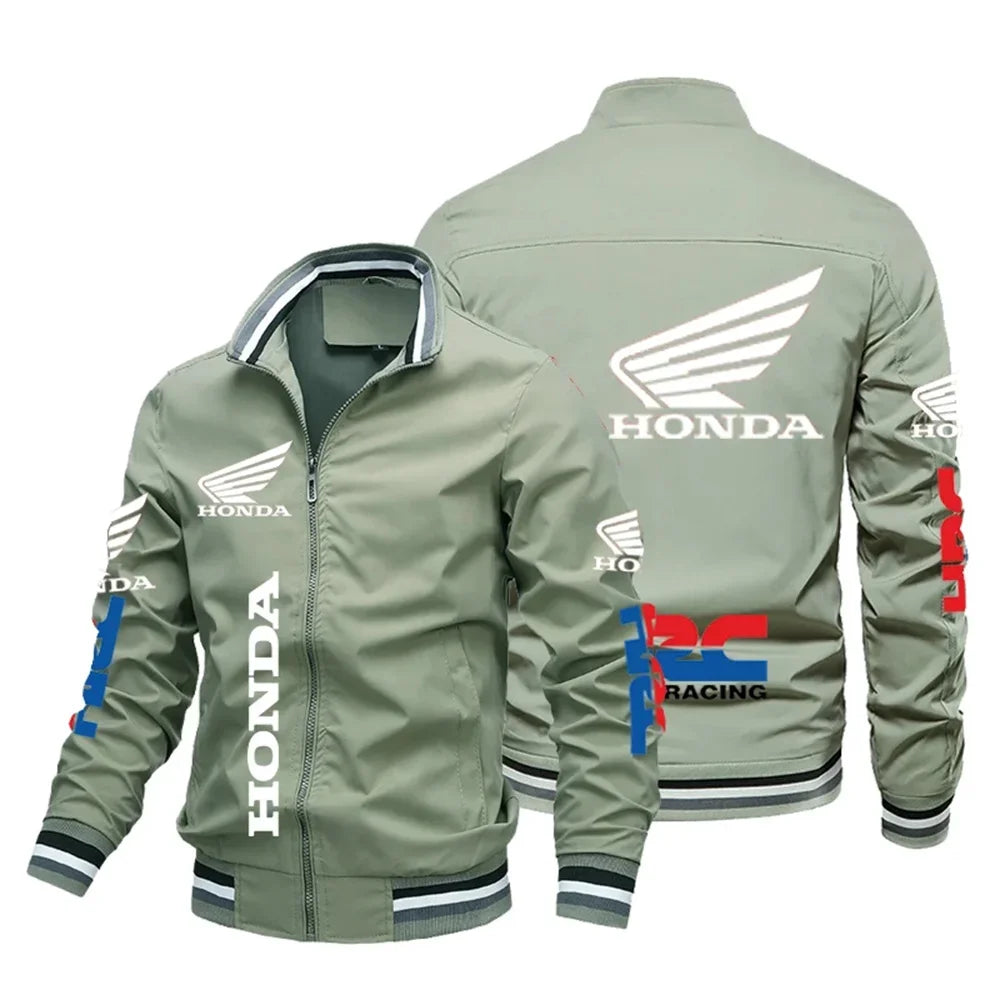 Racing-Inspired Bomber Jacket