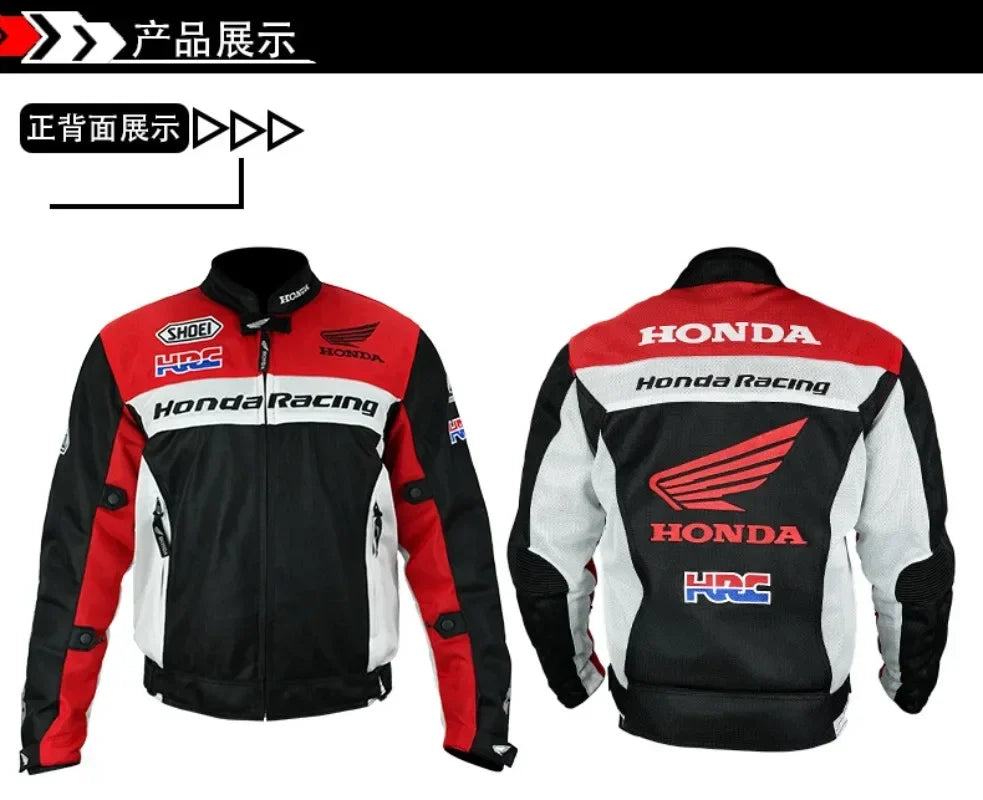 Retro Racing Style Outerwear