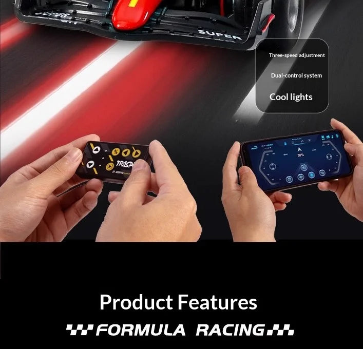 1:64 Remote Control Open-Wheel Racer