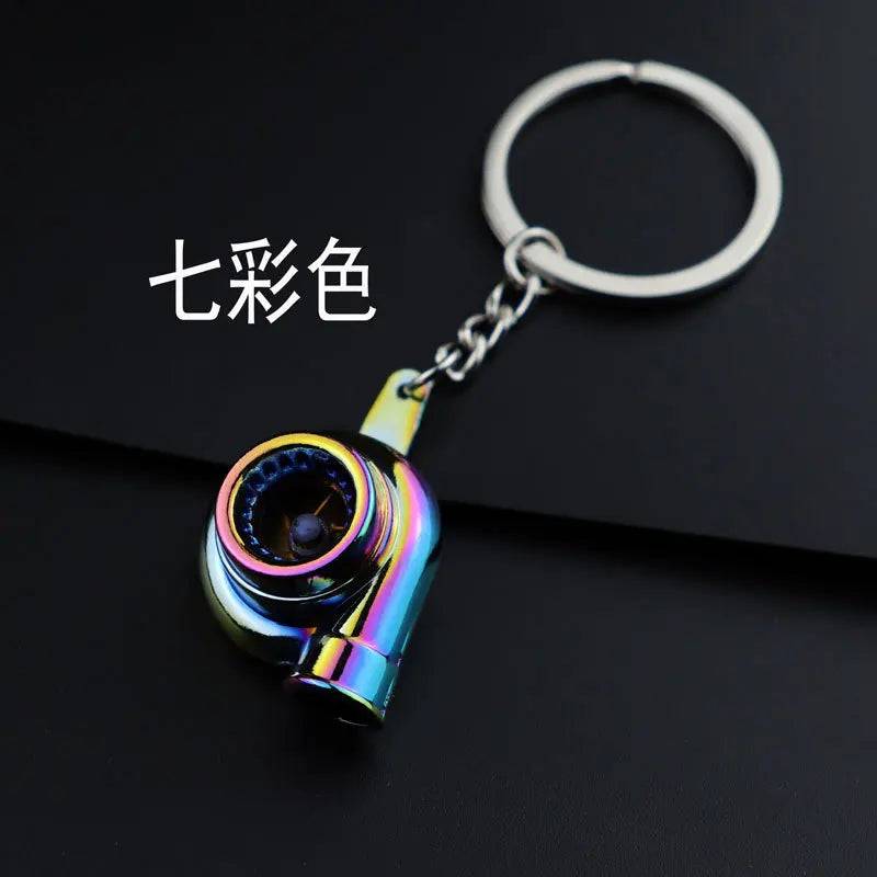 Tire Rim Fidget Keychain