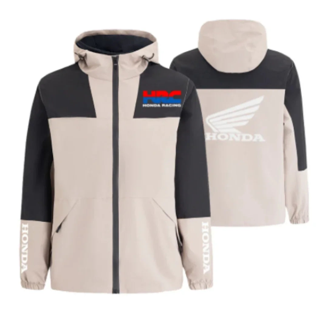 Printed Casual Track Hooded Jacket