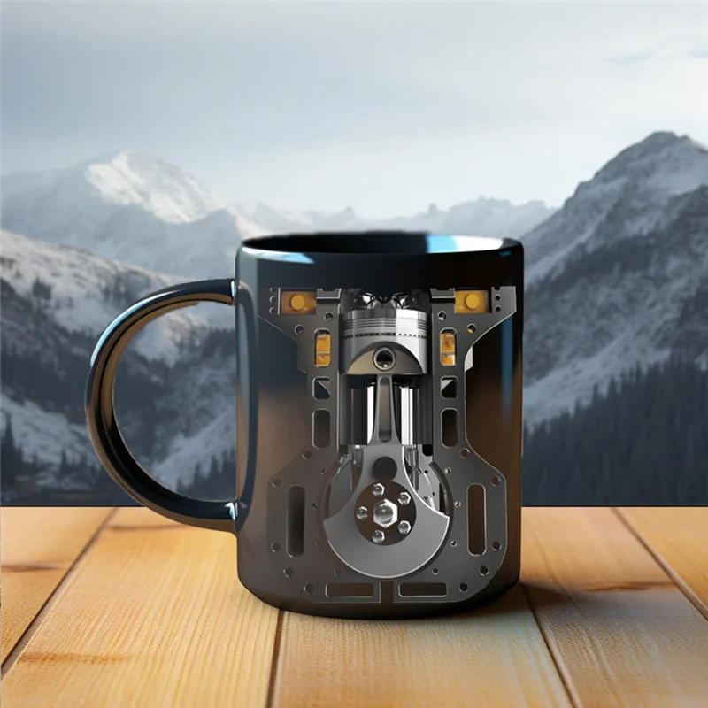 Resin Accent Coffee Mug