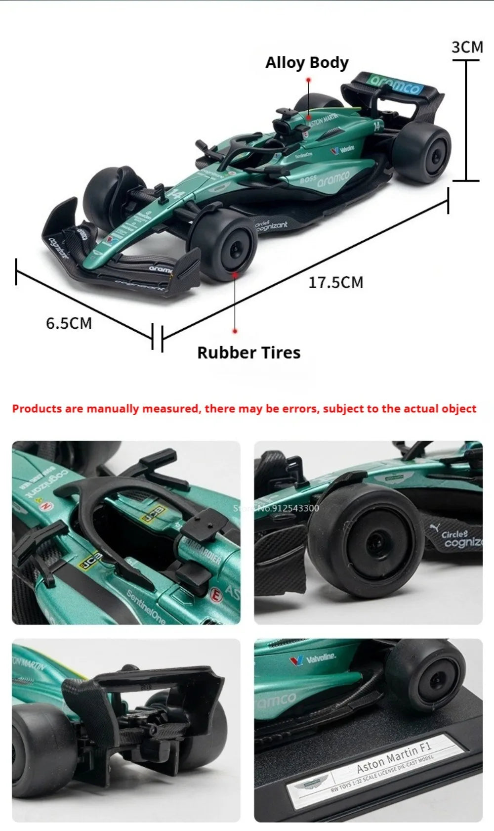 1:32 Alloy Race Car Display Model