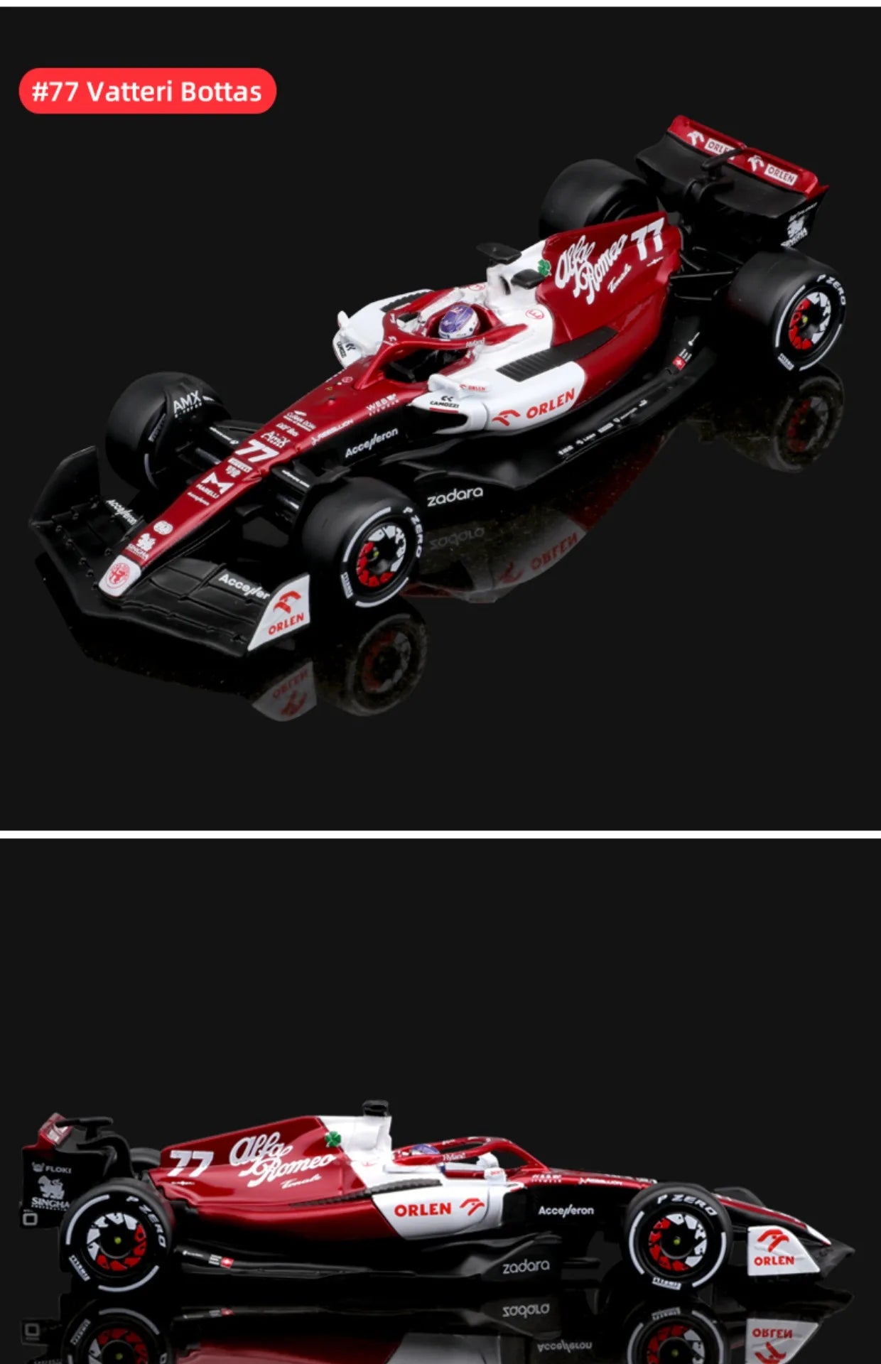 1:43 Racing Car Model - Diecast Alloy