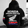 Motorcycle Graphic Pullover Hoodie