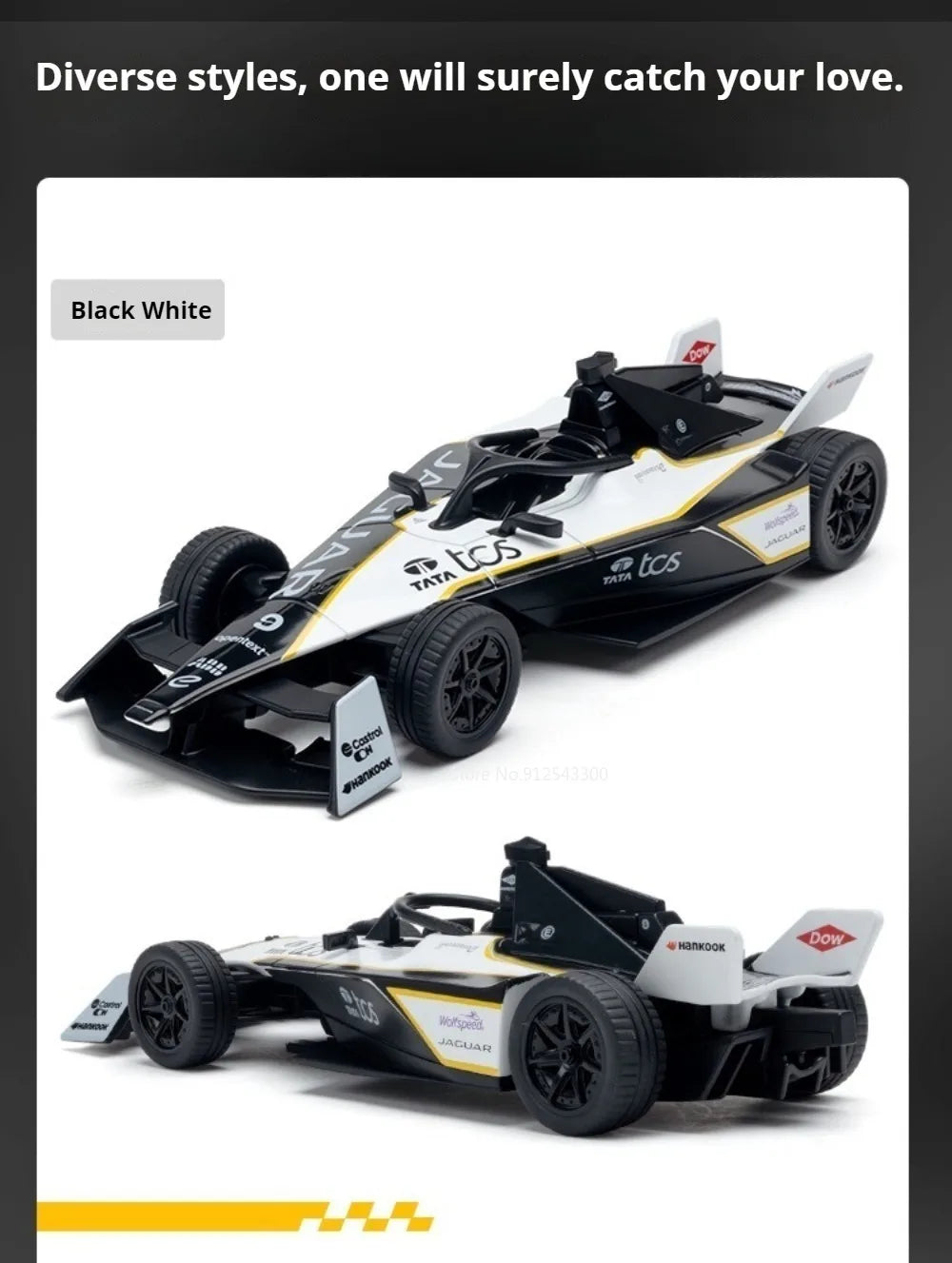1:32 Alloy Race Car Display Model with Cover Edition