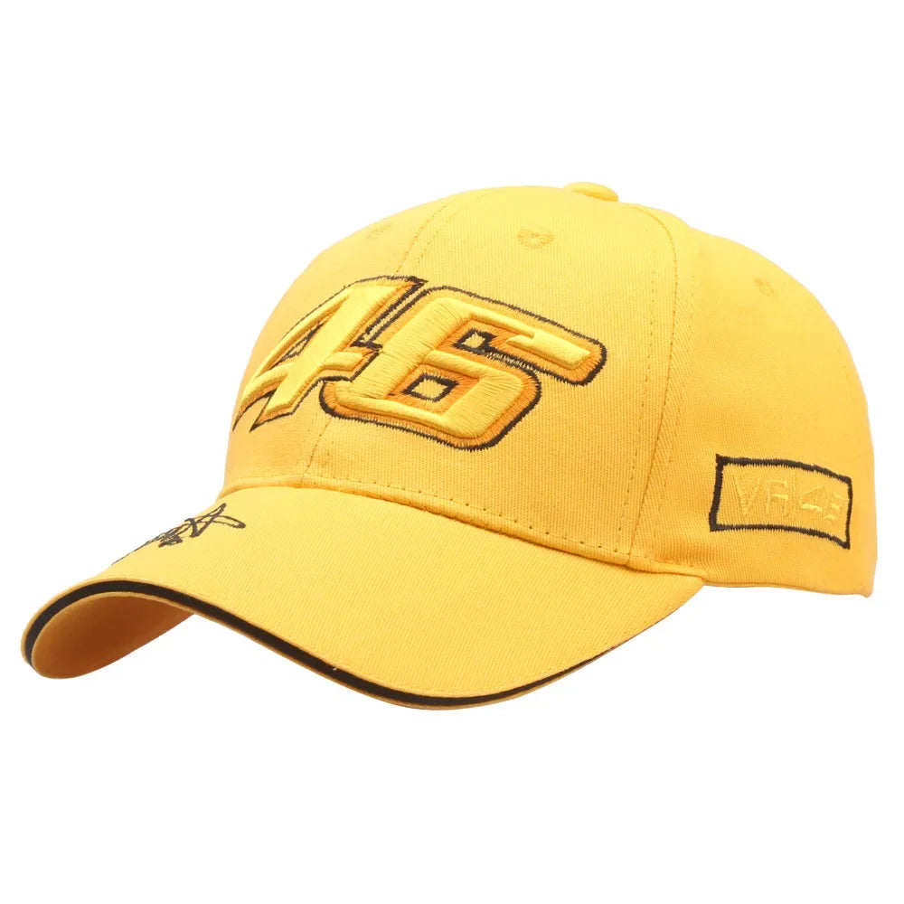 Sporty Embroidered Snapback Hat