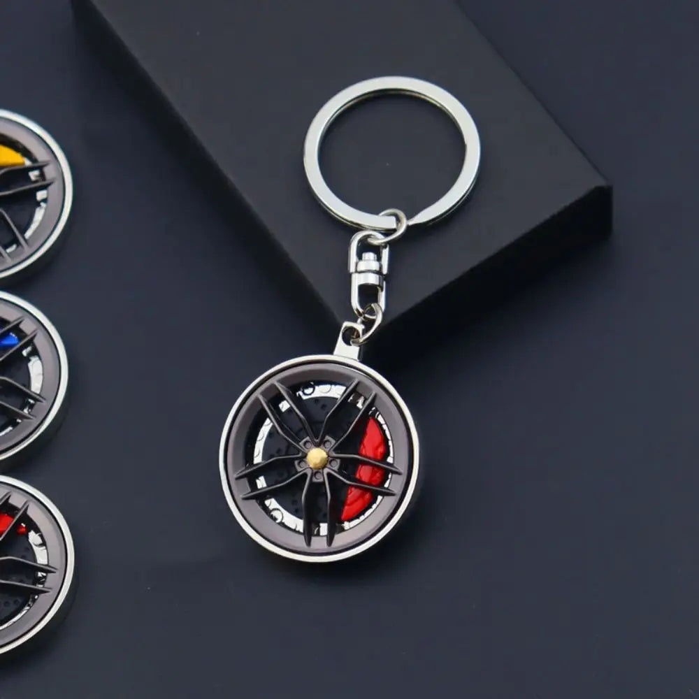 Wheel Hub Spinner Keychain