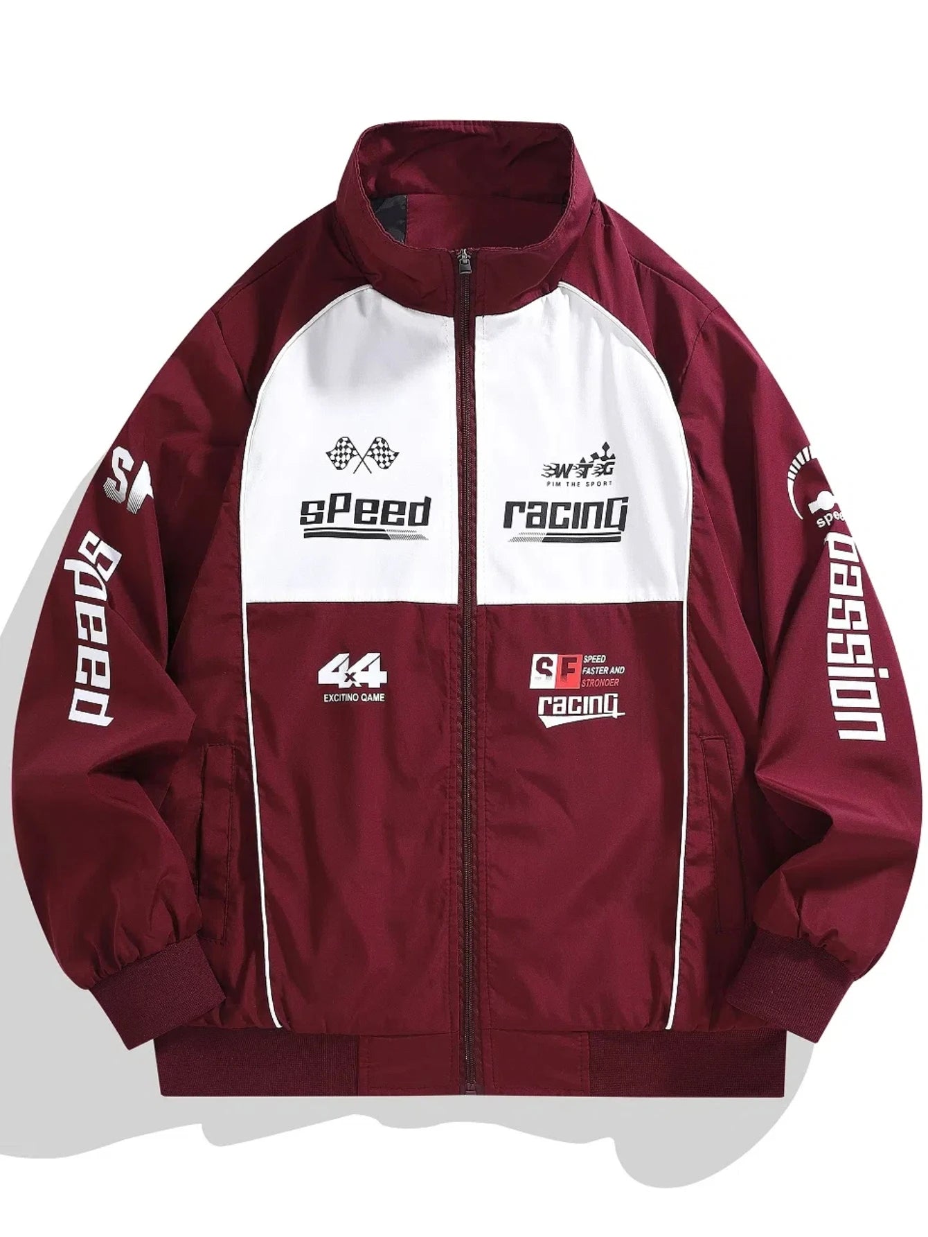 Slim Fit Riding Hooded Jacket