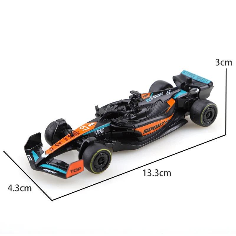 1:43 Pullback Alloy Race Car Toy