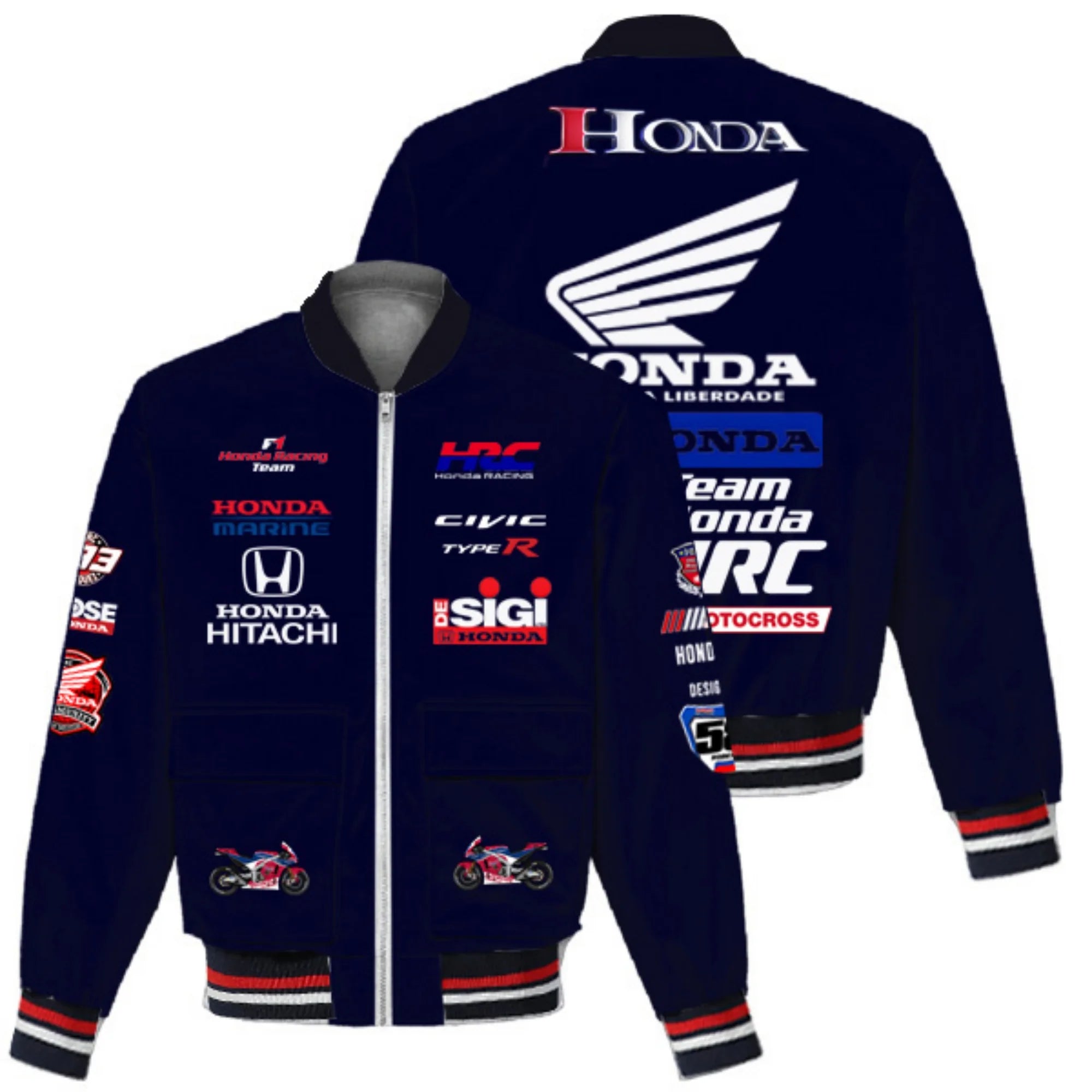 Windproof Motorcycle Style Hooded Jacket Edition