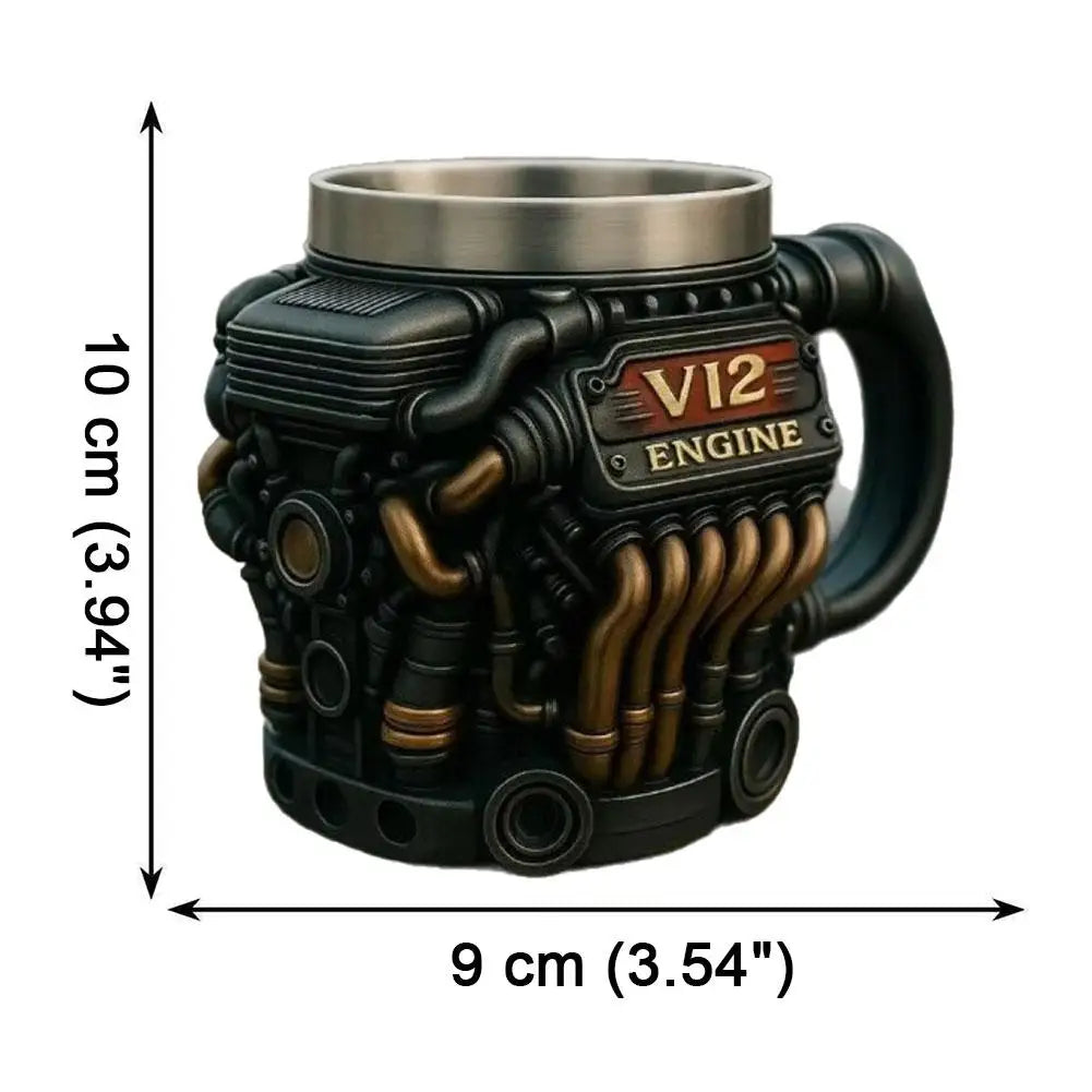 Industrial Style Stainless Mug