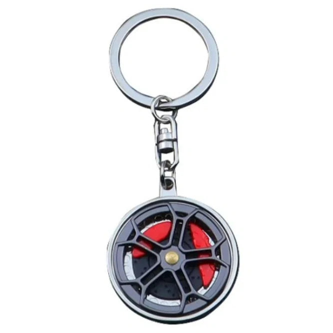 Wheel Hub Spinner Keychain