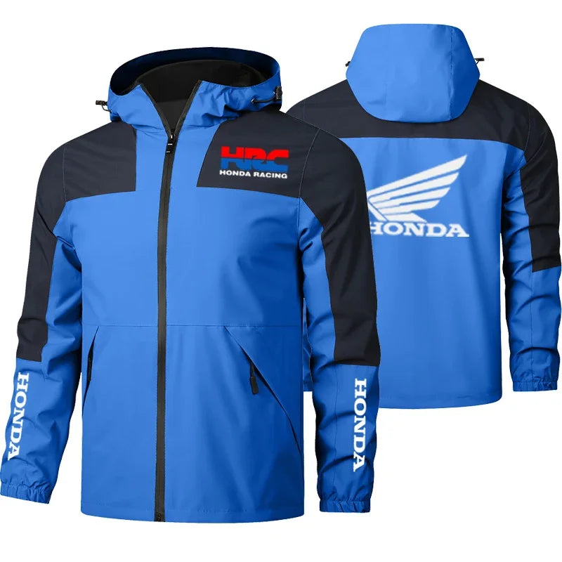 Printed Casual Track Hooded Jacket