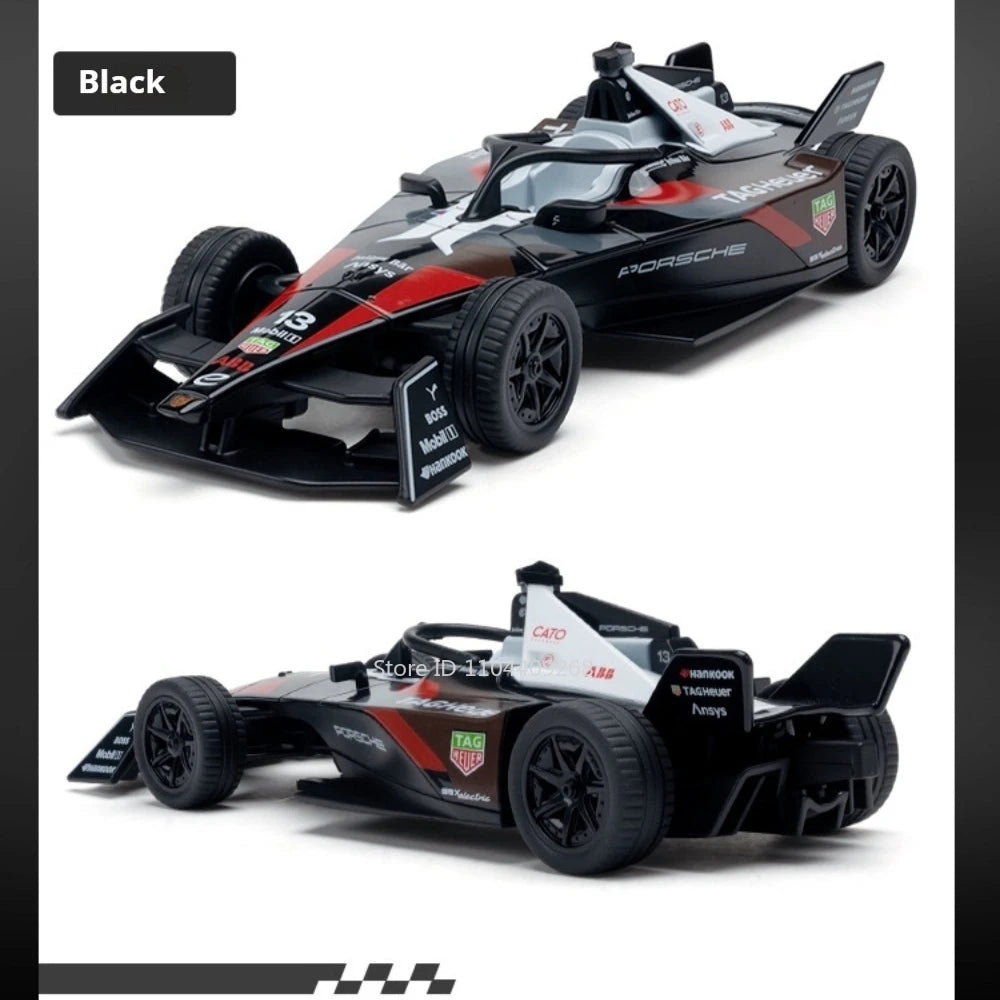 1:32 Alloy Race Car Display Model with Cover Edition