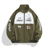 Slim Fit Riding Hooded Jacket