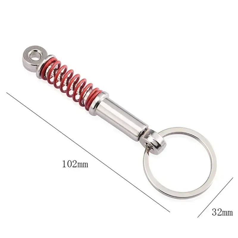 Turbo Style Metal Keyring