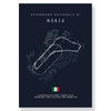 Decorative Track Layout Wall Canvas Poster - Unframed