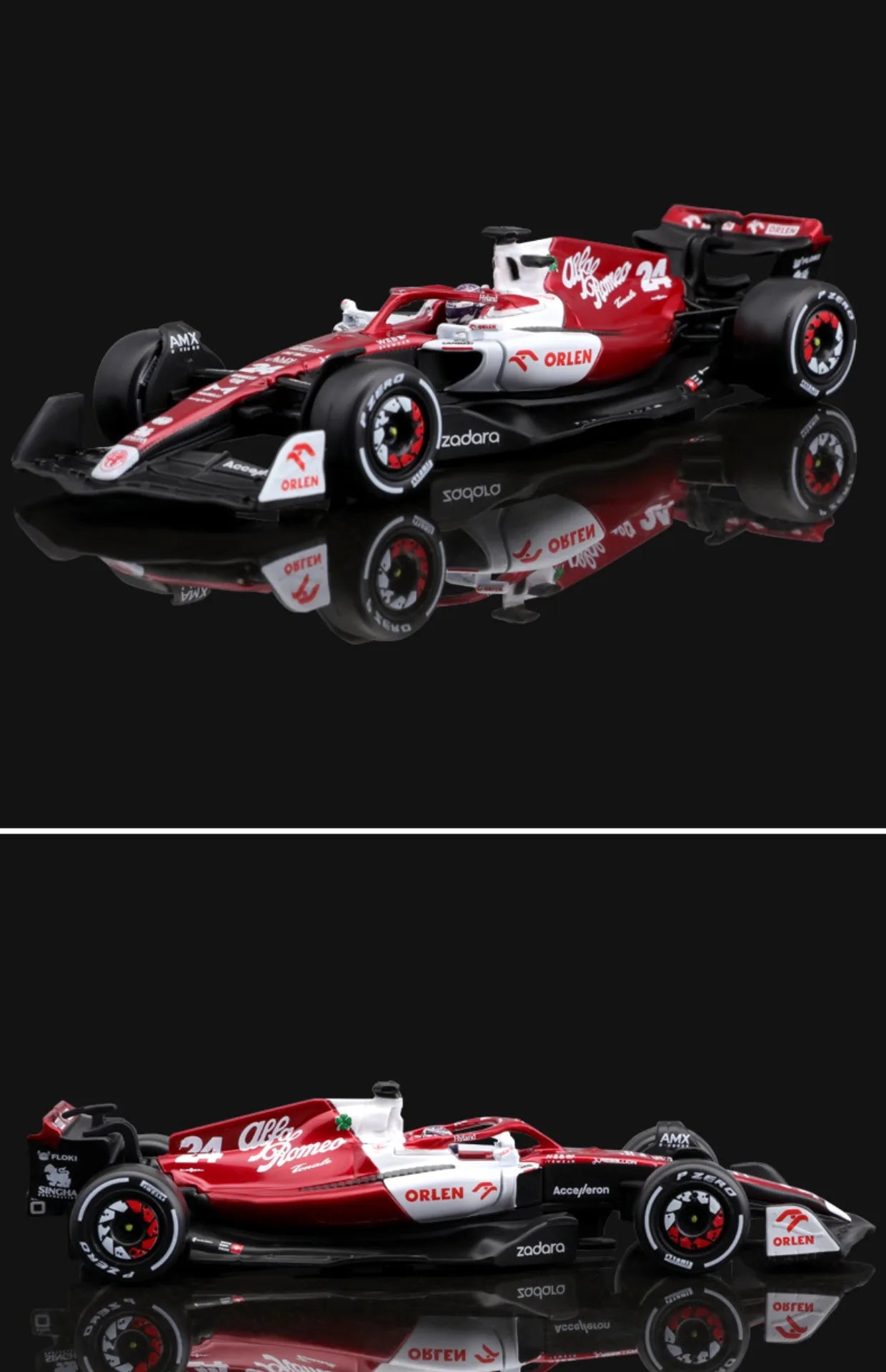 1:43 Racing Car Model - Diecast Alloy