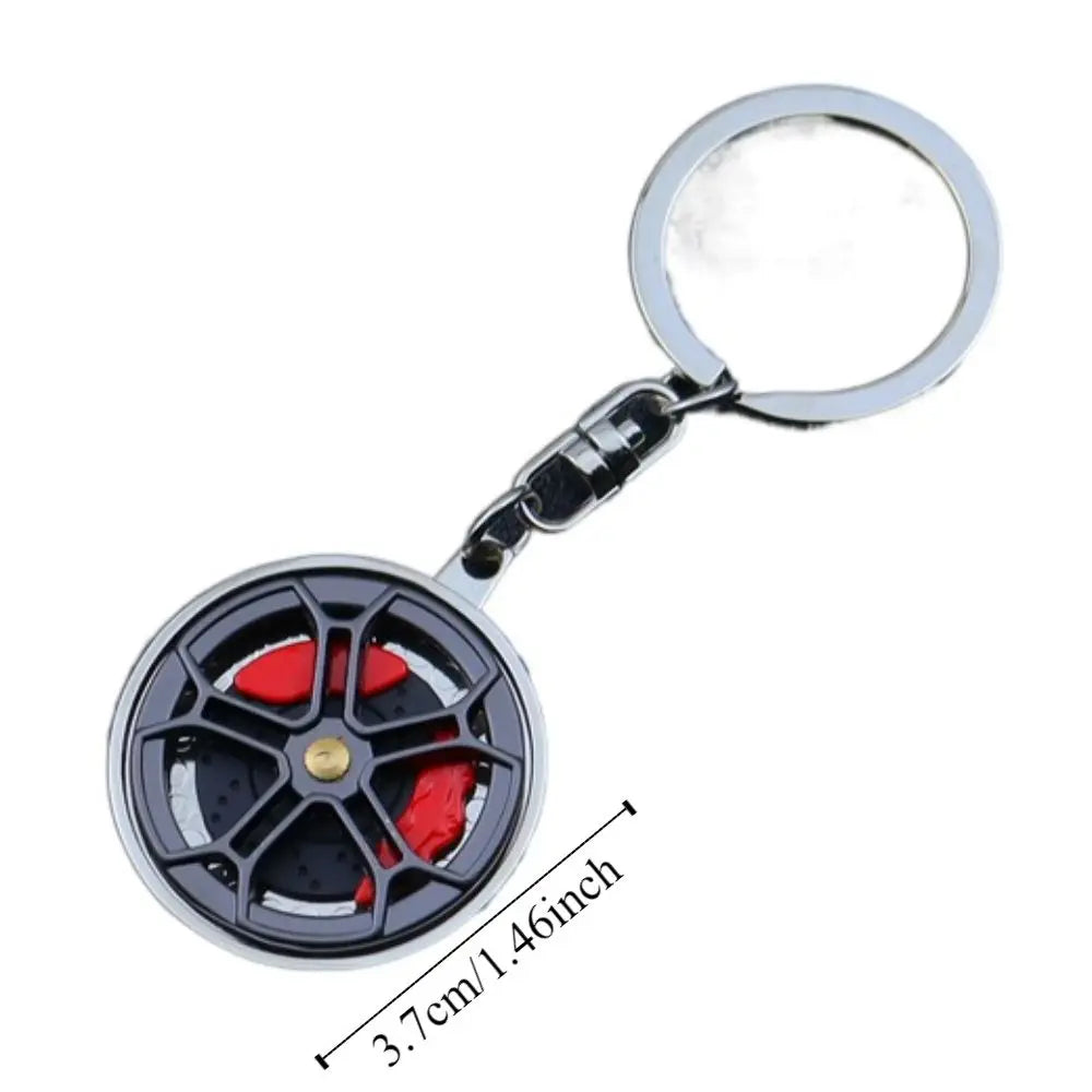 Wheel Hub Spinner Keychain