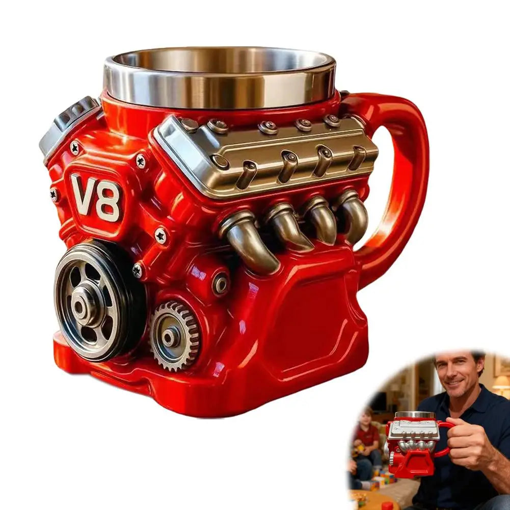 Turbo Style Coffee Stainless Mug