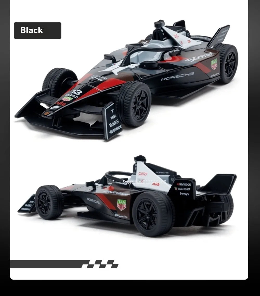 1:32 Alloy Race Car Display Model with Cover Edition