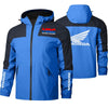 Printed Casual Track Hooded Jacket