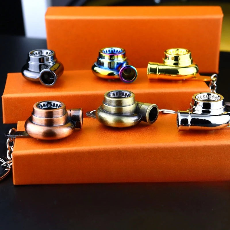 Tire Rim Fidget Keychain