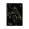 Track Route Print for Modern Interiors - Unframed