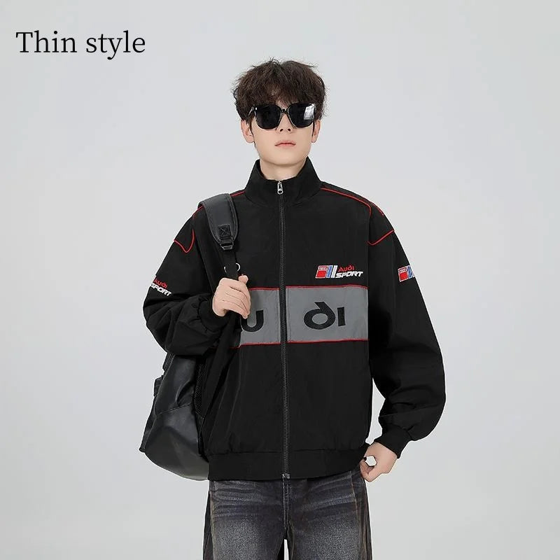 Classic Outdoor Moto Hooded Jacket