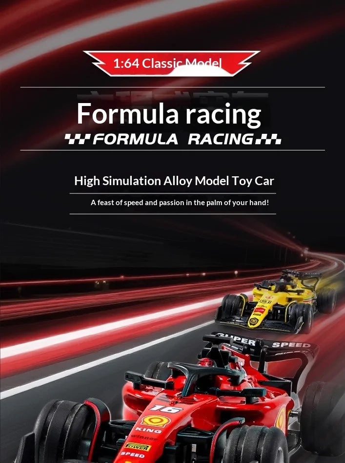 1:64 Remote Control Open-Wheel Racer